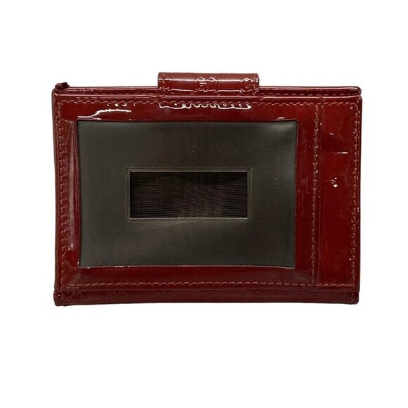 GUCCI Micro GG Red Patent Leather - Pass Holder 124-071325 - Picture 2 of 9